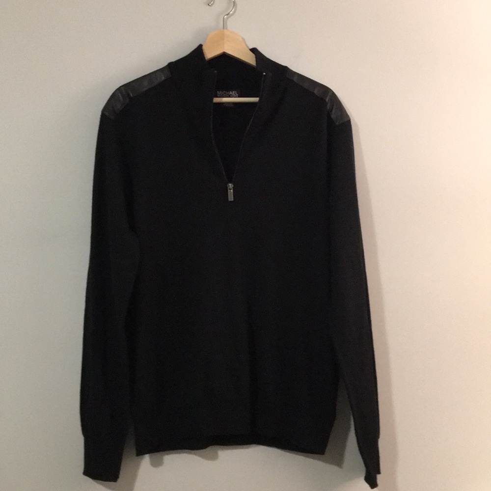 Quarter zip up sweater